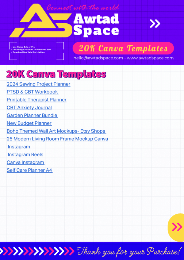 Canve Templates : 20,000 قالب Canve Templates