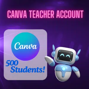 Canva Teacher Account: 500 Students